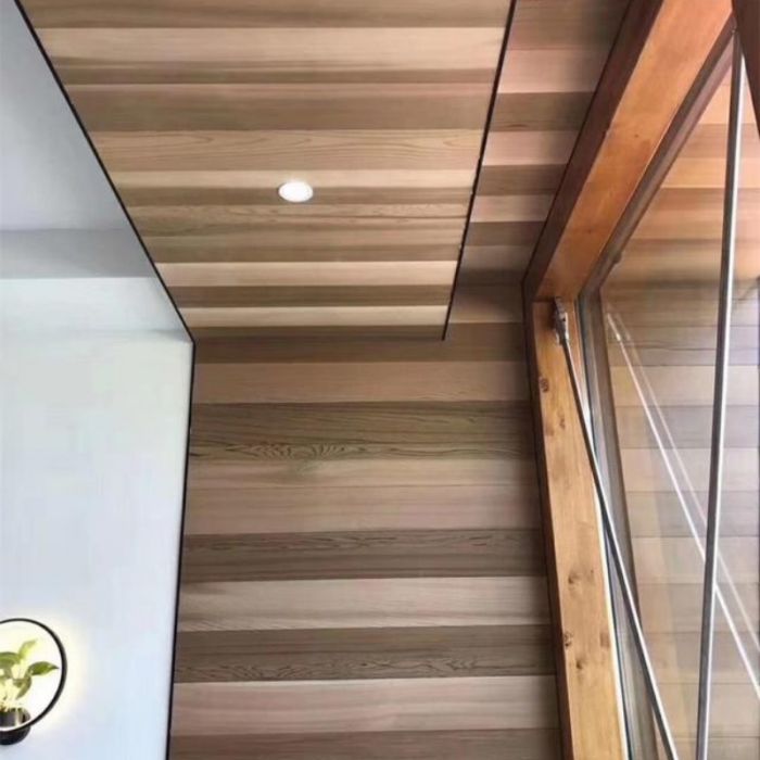 Cedar wood roof tiles